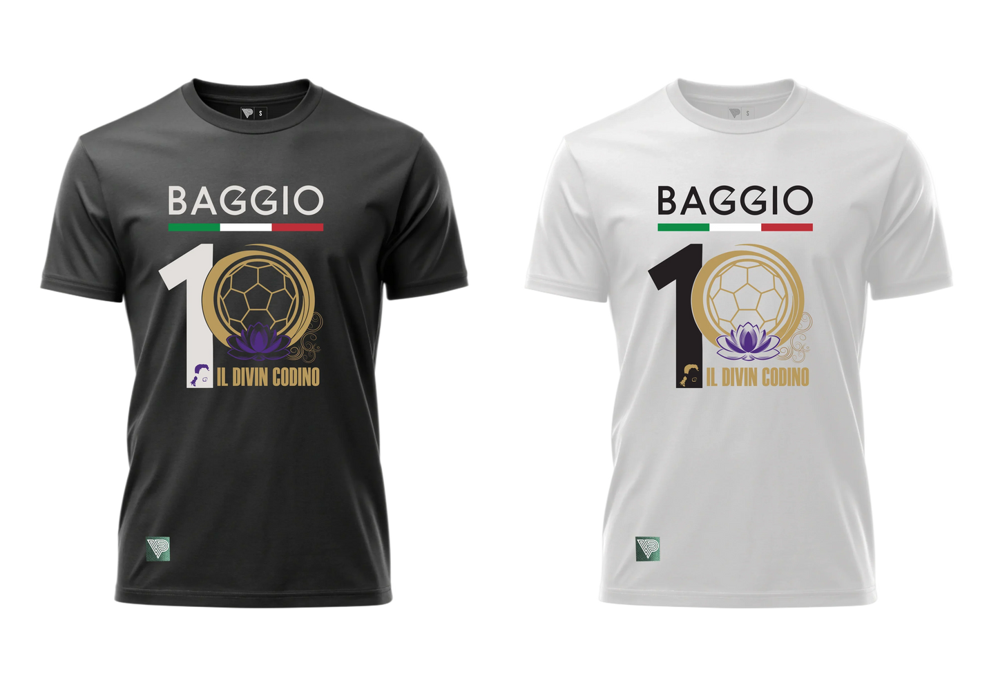 number 10 football icon soccer t-shirt italian football culture design