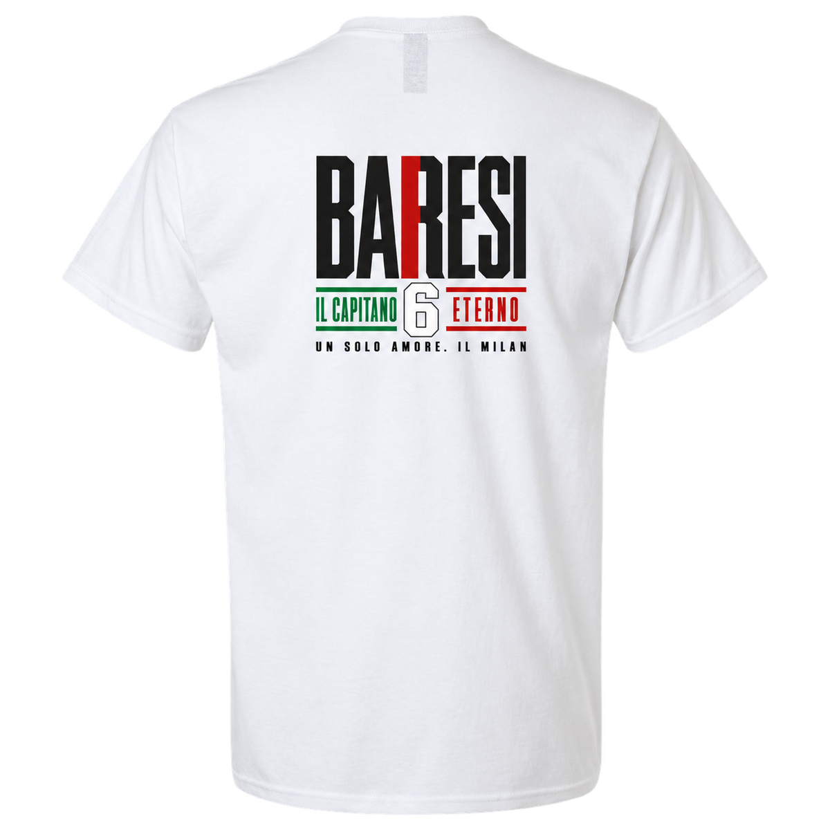 Baresi 6 – Il Capitano Eterno Vintage Football T-Shirt