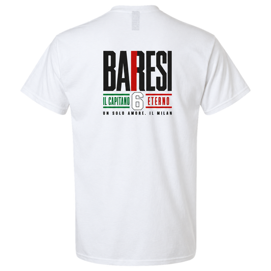 Baresi 6 β Il Capitano Eterno Vintage Football T-Shirt
