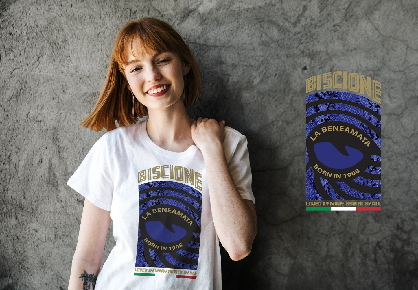 la beneamata vintage milan soccer t-shirt italian football culture design