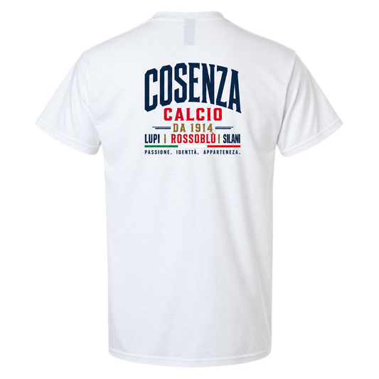 Cosenza Calcio β Lupi RossoblΓΉ Vintage Football T-Shirt