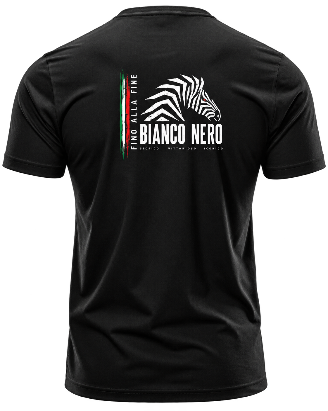 Bianconero – Storico Vittorioso Iconico Vintage Football T-Shirt