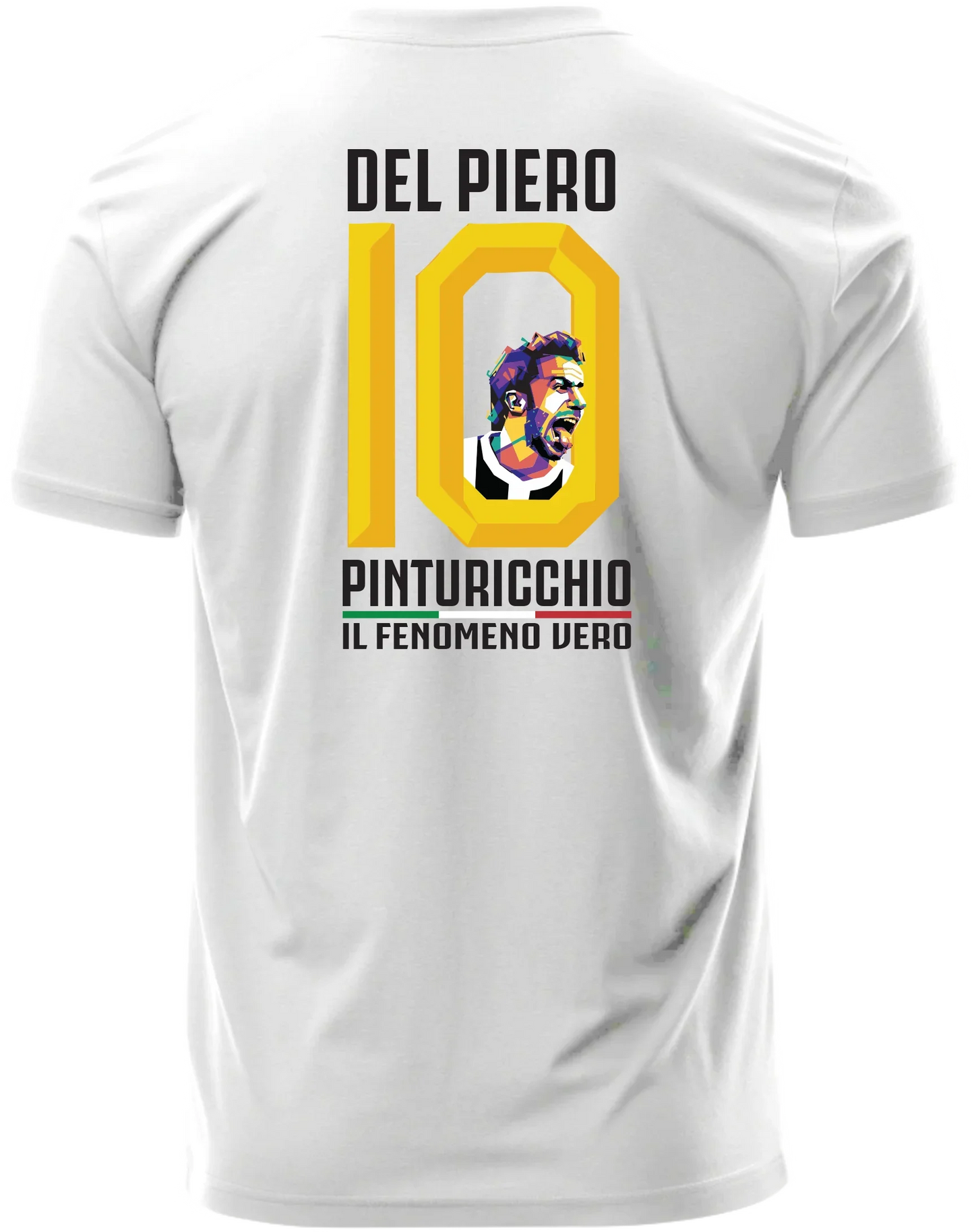 football artist back print soccer t-shirt