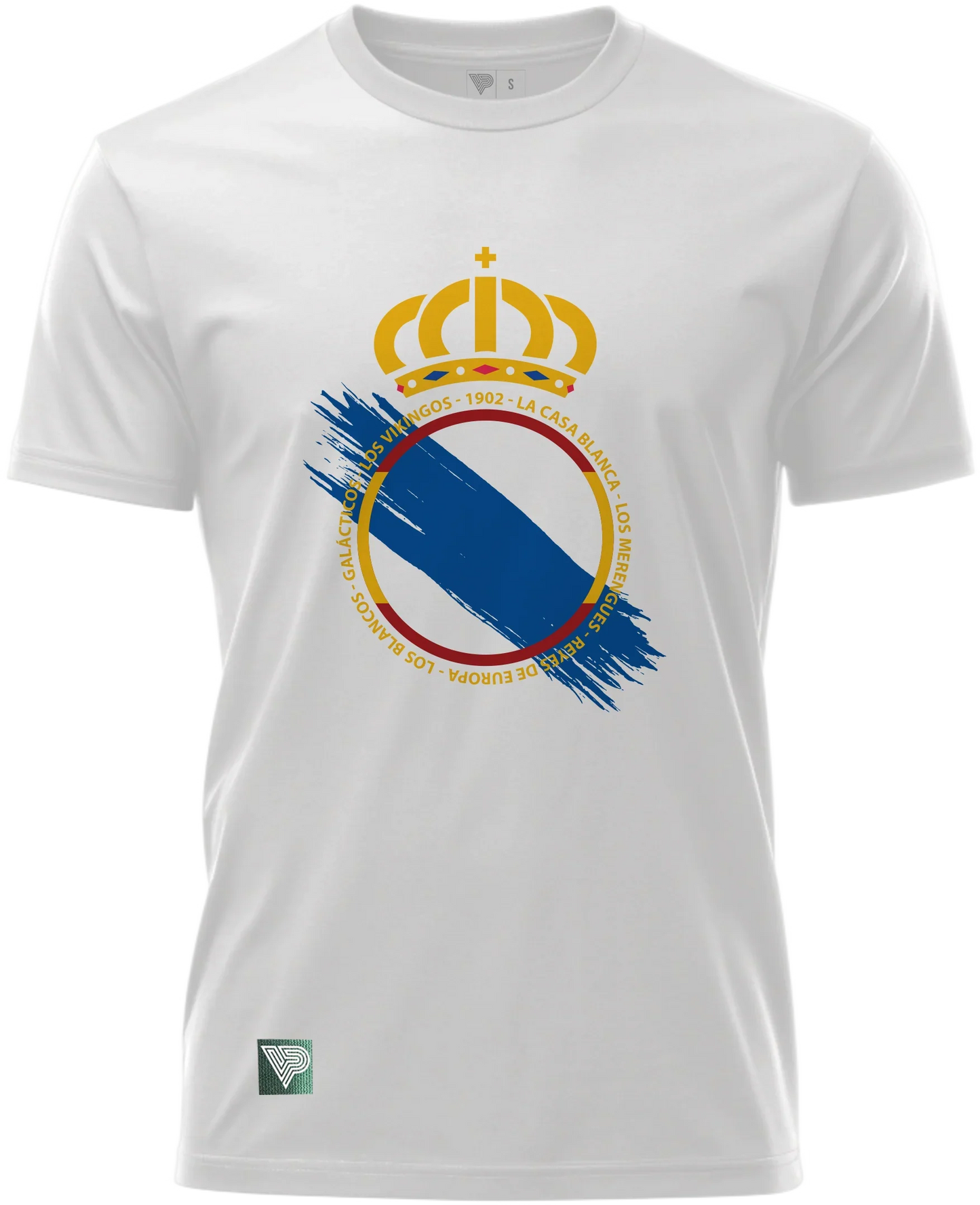 vintage madrid soccer t-shirt european football culture design