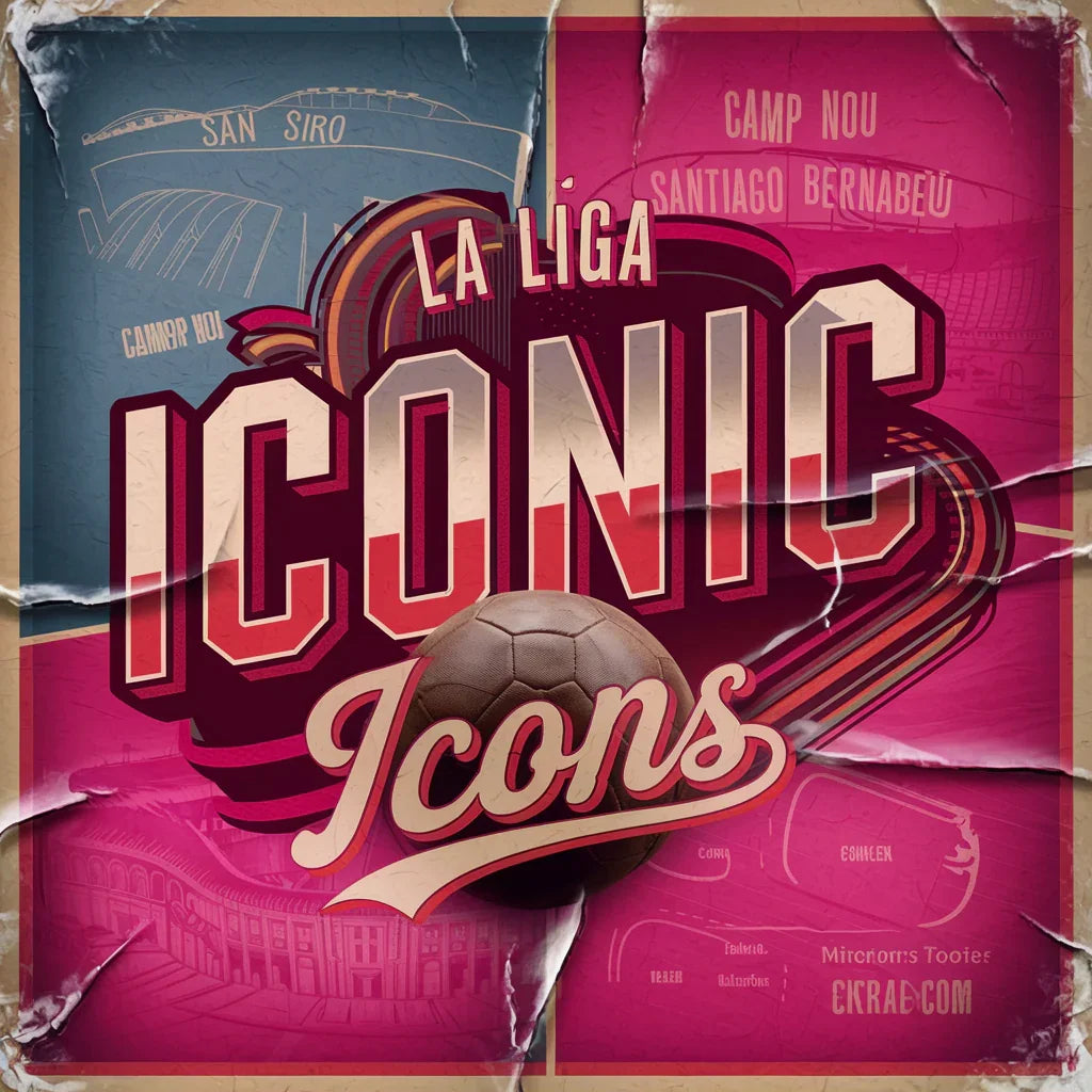 La Liga Icons Vintage Soccer T-Shirt Collection