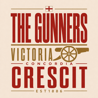 The Gunners Vintage Soccer T-Shirt – Cannon Football