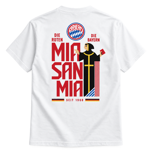 Mia San Mia Bayern Munich Vintage Soccer T-Shirt
