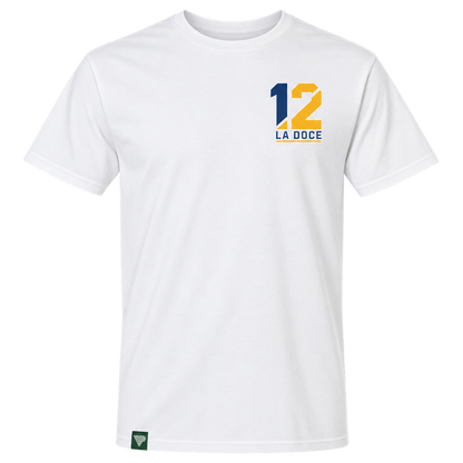 Boca Juniors Vintage Soccer T-Shirt – La Mitad Más Uno Football Graphic