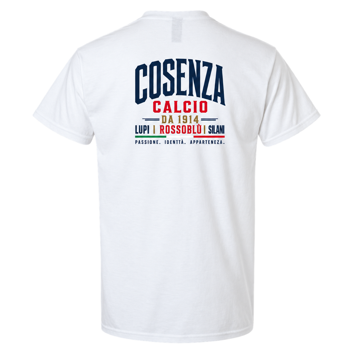 Cosenza Calcio – Lupi Rossoblù Vintage Football T-Shirt