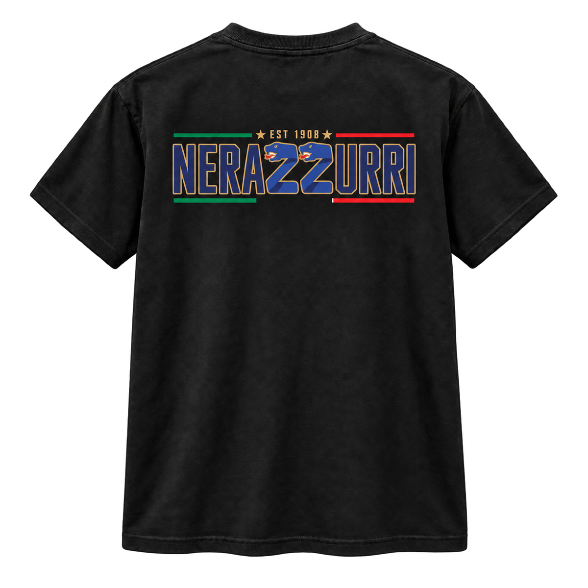 I Nerazzurri – 1908 Biscione Vintage Football T-Shirt