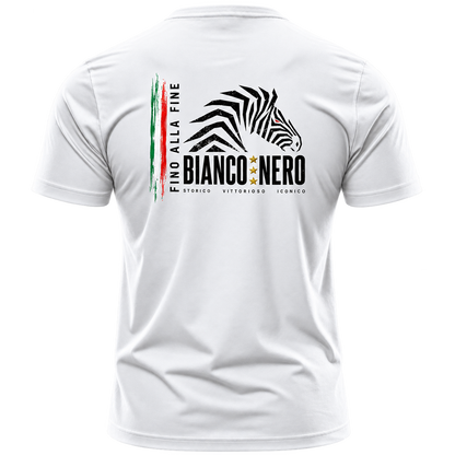 Bianconero – Storico Vittorioso Iconico Vintage Football T-Shirt