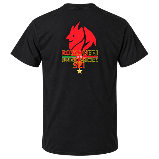 I Rossoneri – Unico Amore Sei Vintage Football T-Shirt
