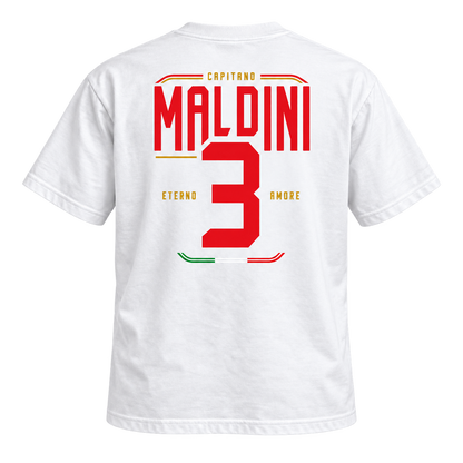 Maldini 3 – Eterno Amore Vintage Football T-Shirt