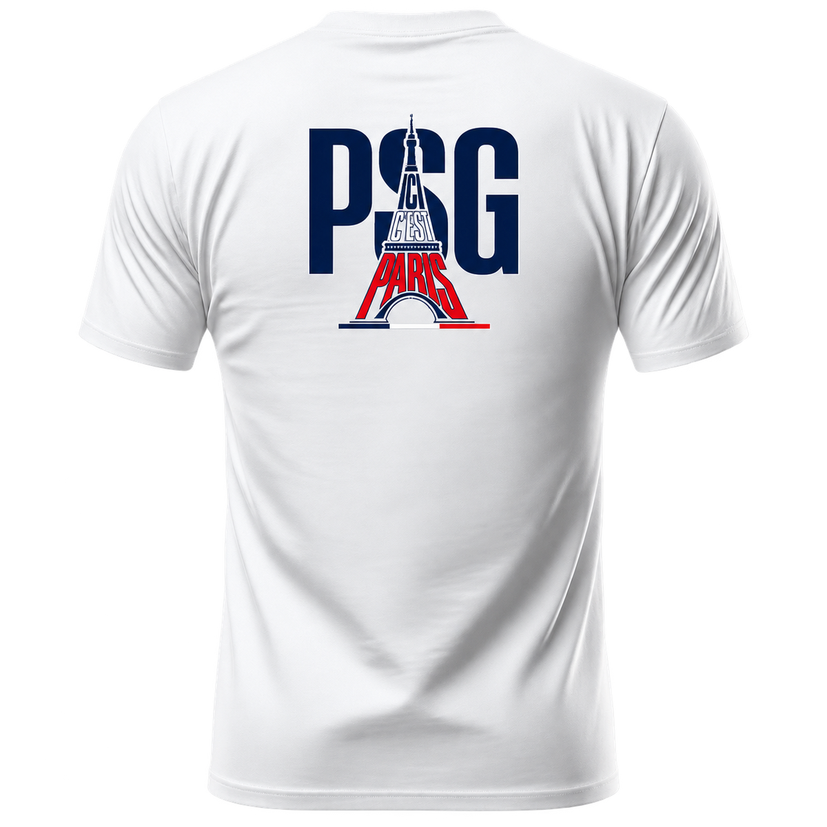ICI C’EST PARIS Soccer T-Shirt – Vintage Eiffel Tower Football Graphic
