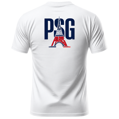 ICI C’EST PARIS Soccer T-Shirt – Vintage Eiffel Tower Football Graphic