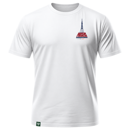 ICI C’EST PARIS Soccer T-Shirt – Vintage Eiffel Tower Football Graphic