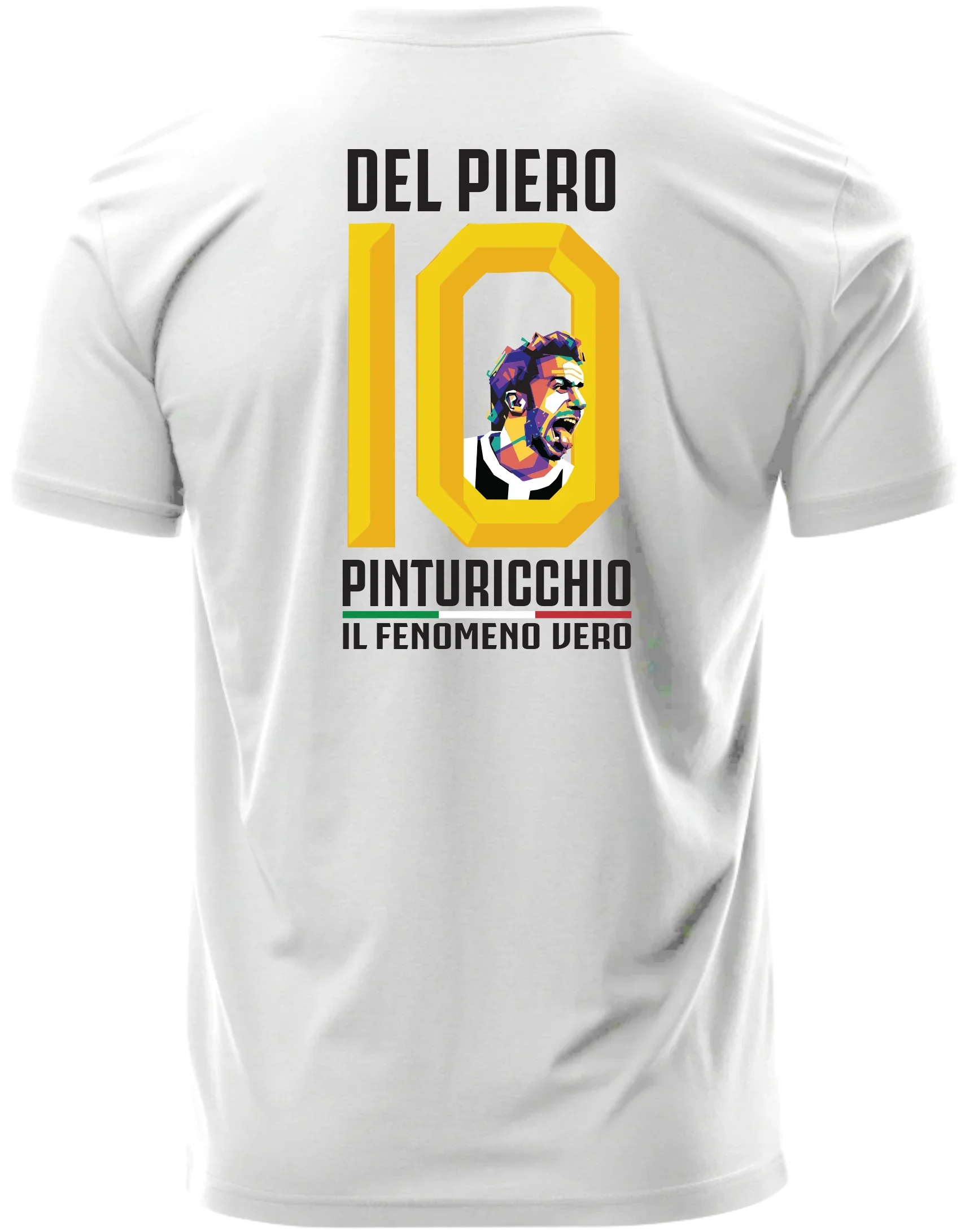 football artist back print soccer t-shirt