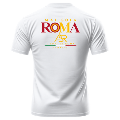 Mai Sola Roma – I Lupi di Roma Vintage Football T-Shirt