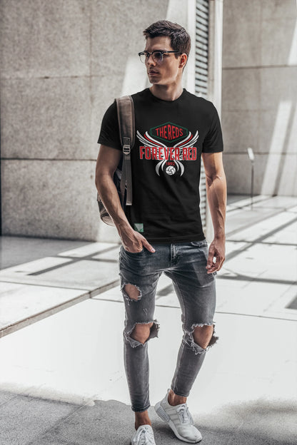 vintage reds soccer t-shirt football culture loyalty design