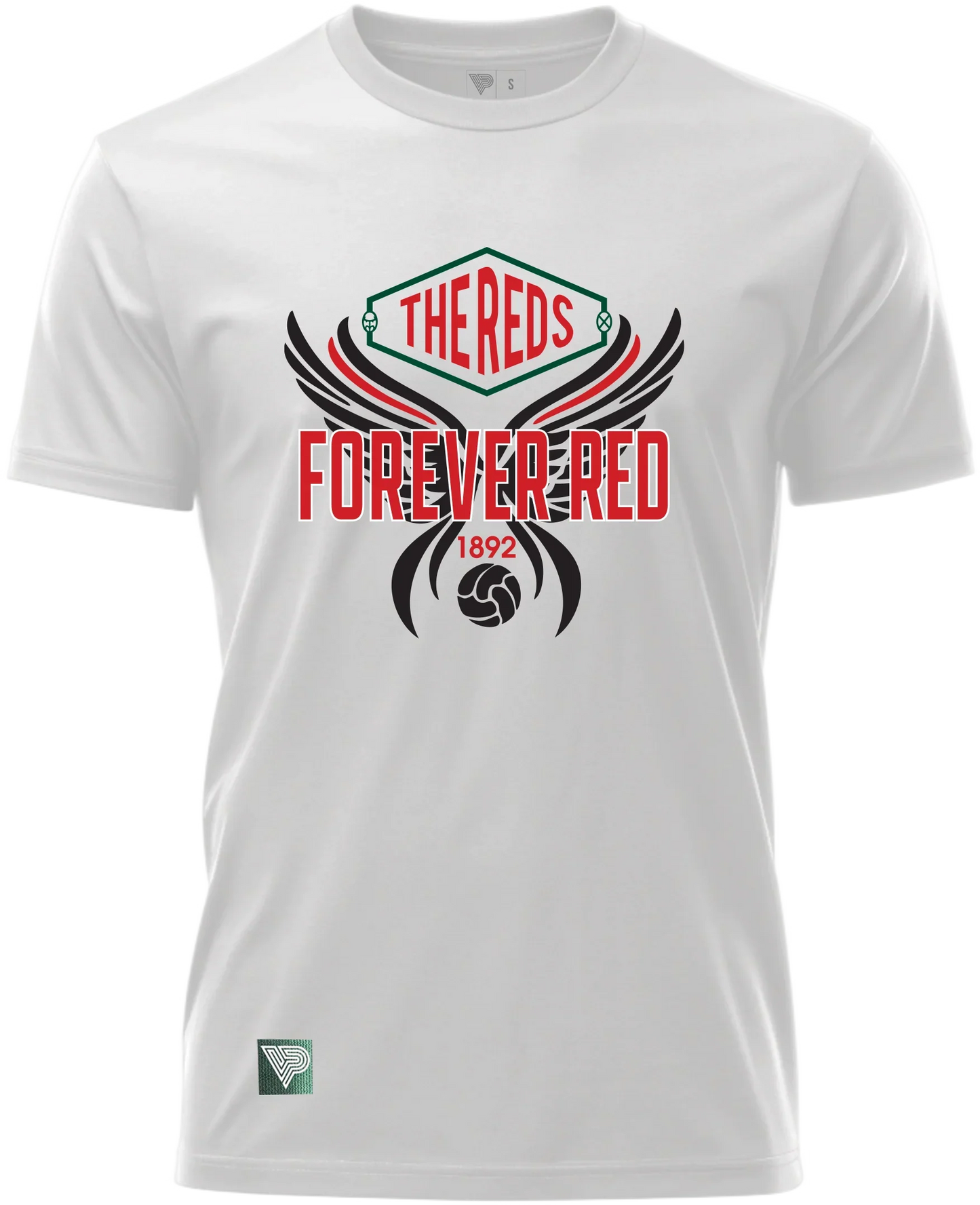 vintage reds soccer t-shirt football culture loyalty design