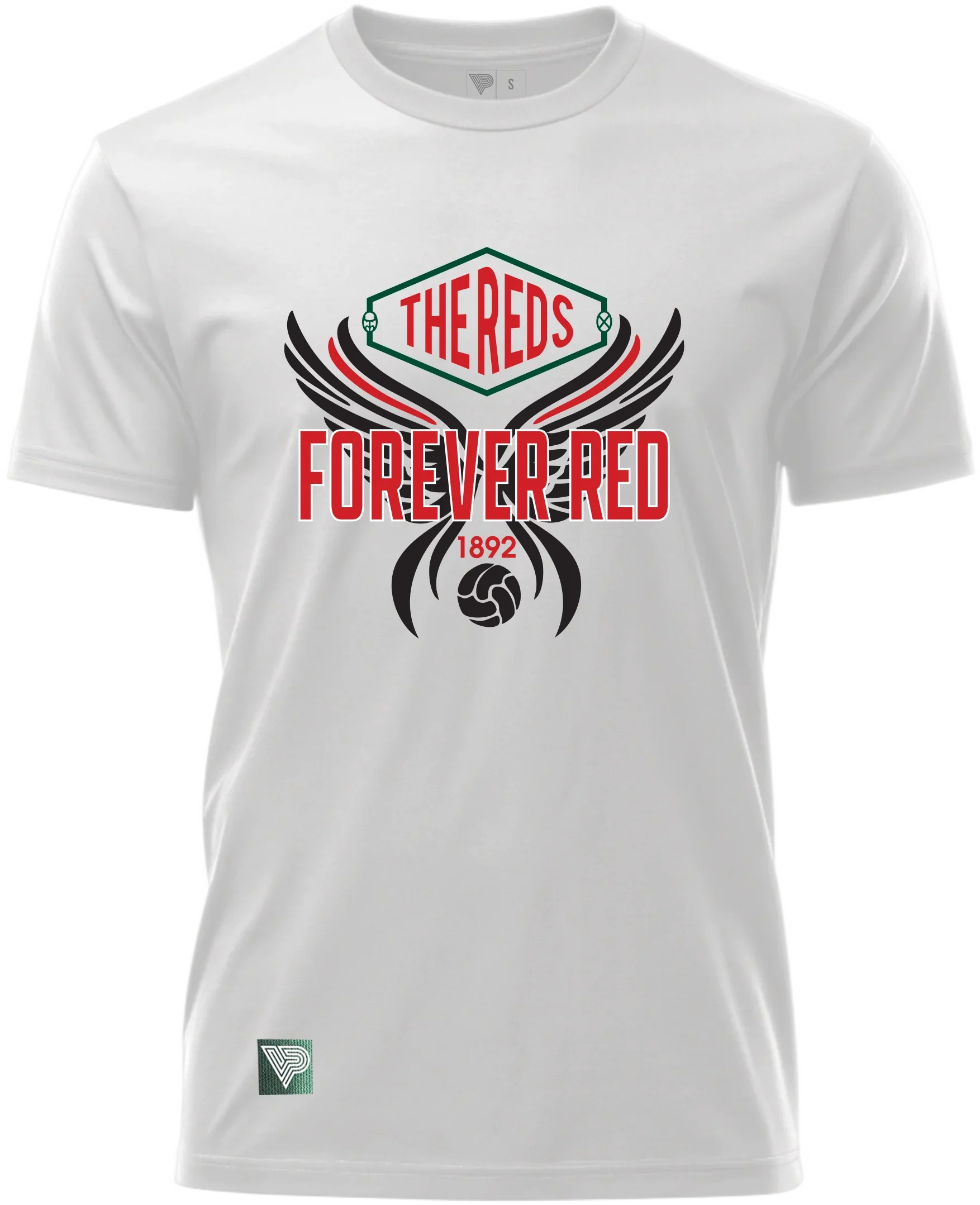 vintage reds soccer t-shirt football culture loyalty design