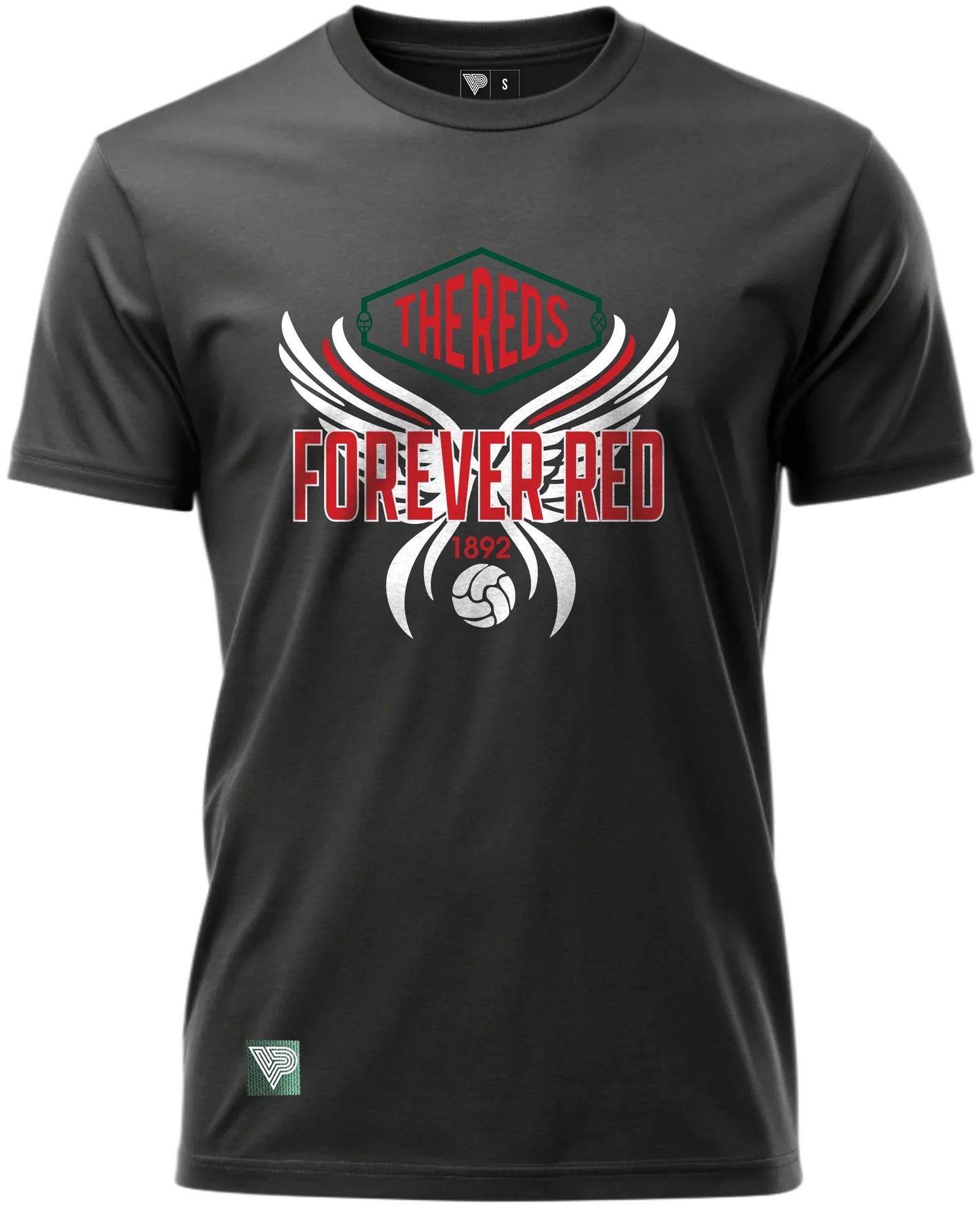 vintage reds soccer t-shirt football culture loyalty design
