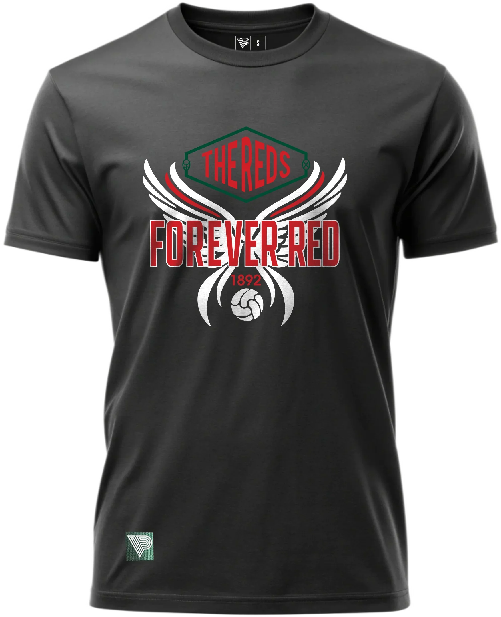 vintage reds soccer t-shirt football culture loyalty design