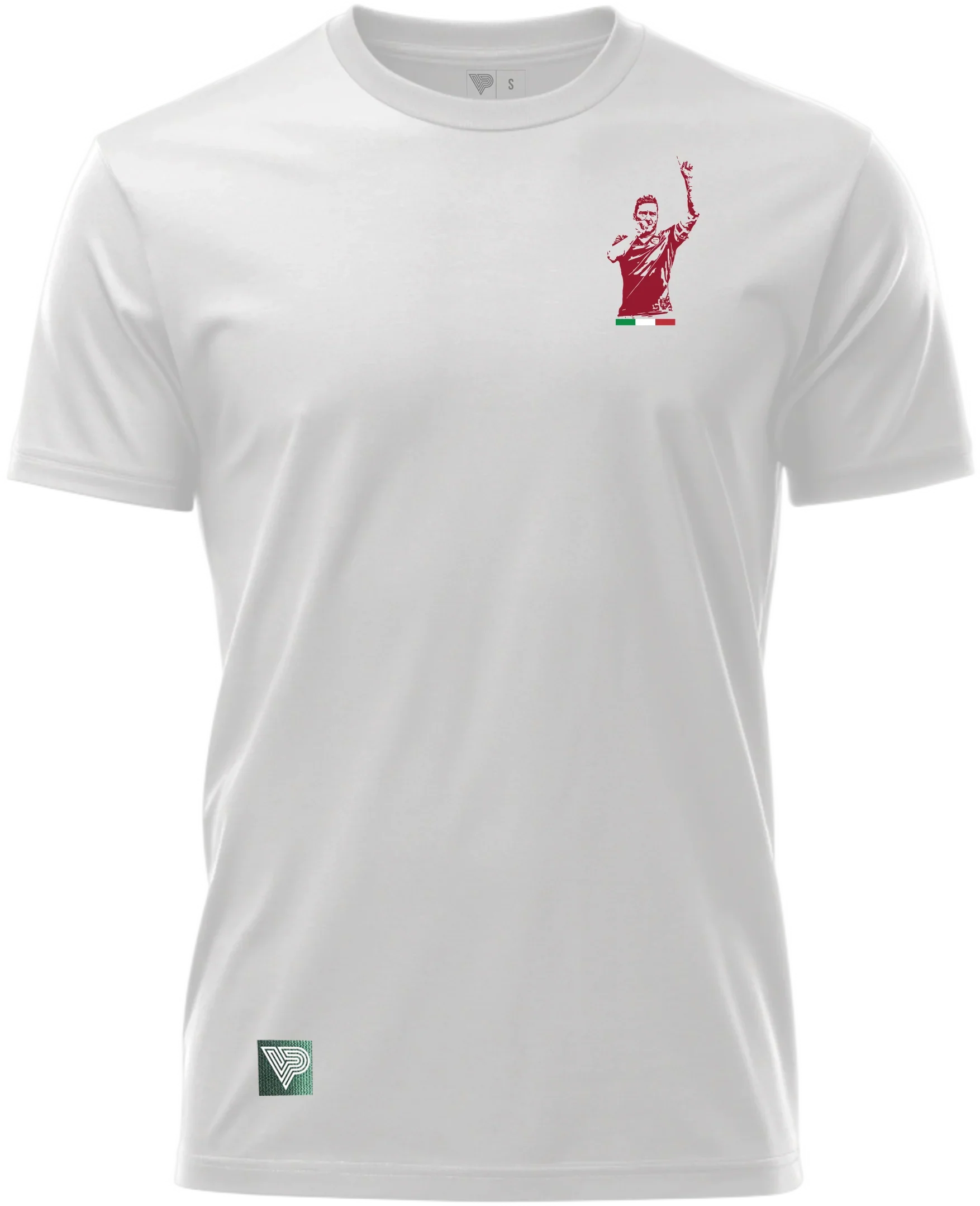 il gladiatore front back vintage rome soccer t-shirt